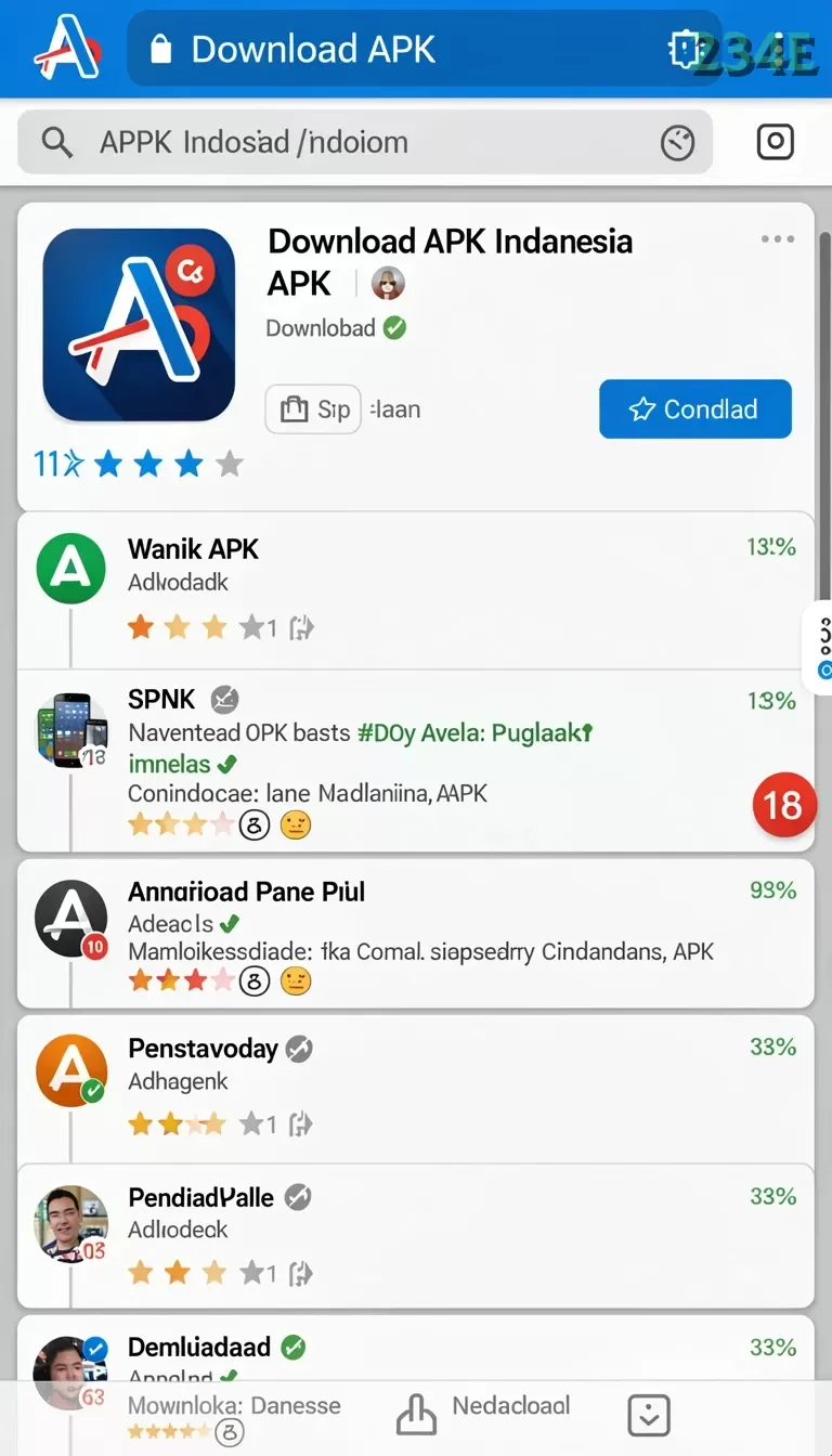 Cuplikan layar SL999 — menu navigasi